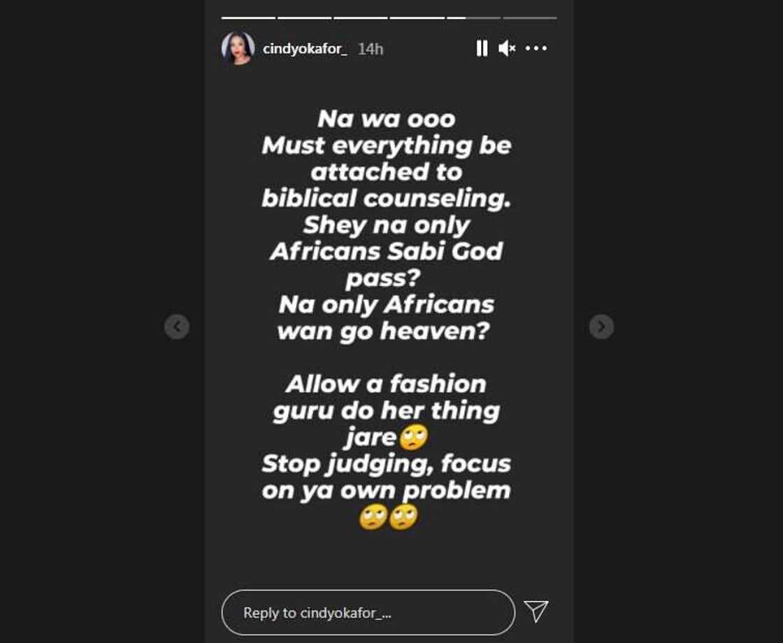 Allow a Fashion Guru Do Her Thing, Stop Judging, BBNaija’s Cindy Defends Toyin Lawani over Racy Nun Photos Allow a Fashion Guru Do Her Thing, Stop Judging, BBNaija’s Cindy Defends Toyin Lawani over Racy Nun Photos