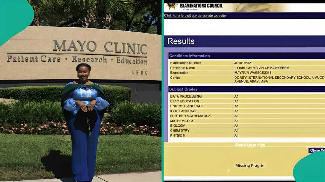 Lady with 8 As in WAEC displays academic results on social media