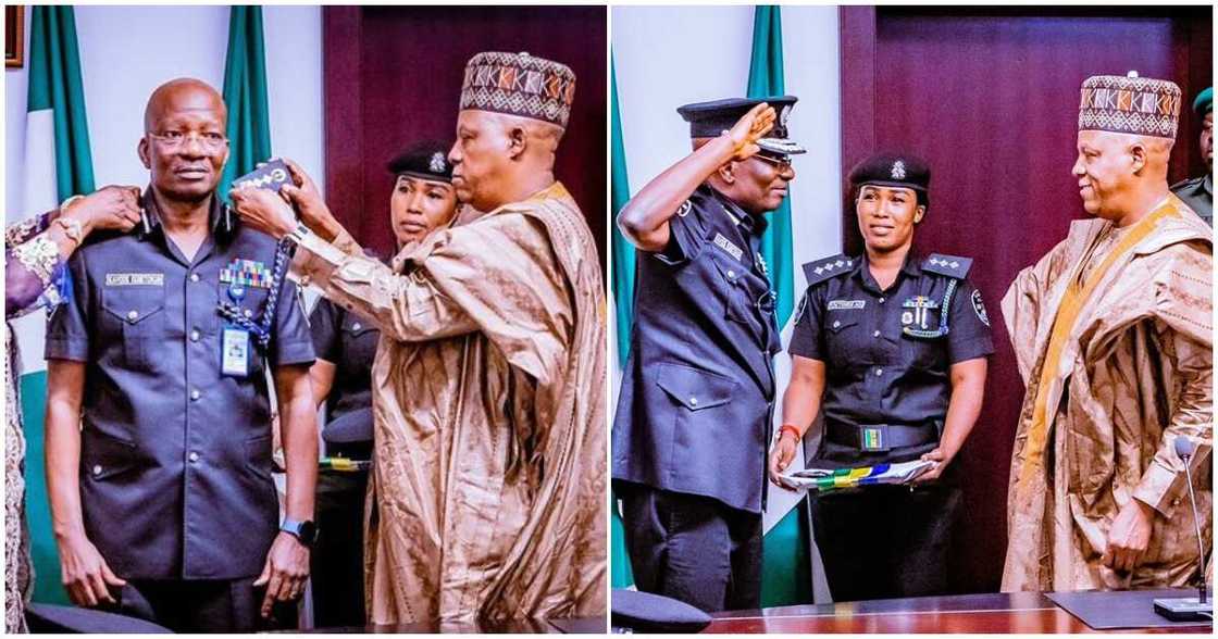 Acting IGP Egbetokun/ Shettima decorates Egbetokun/ Acting IGP to chase away criminals