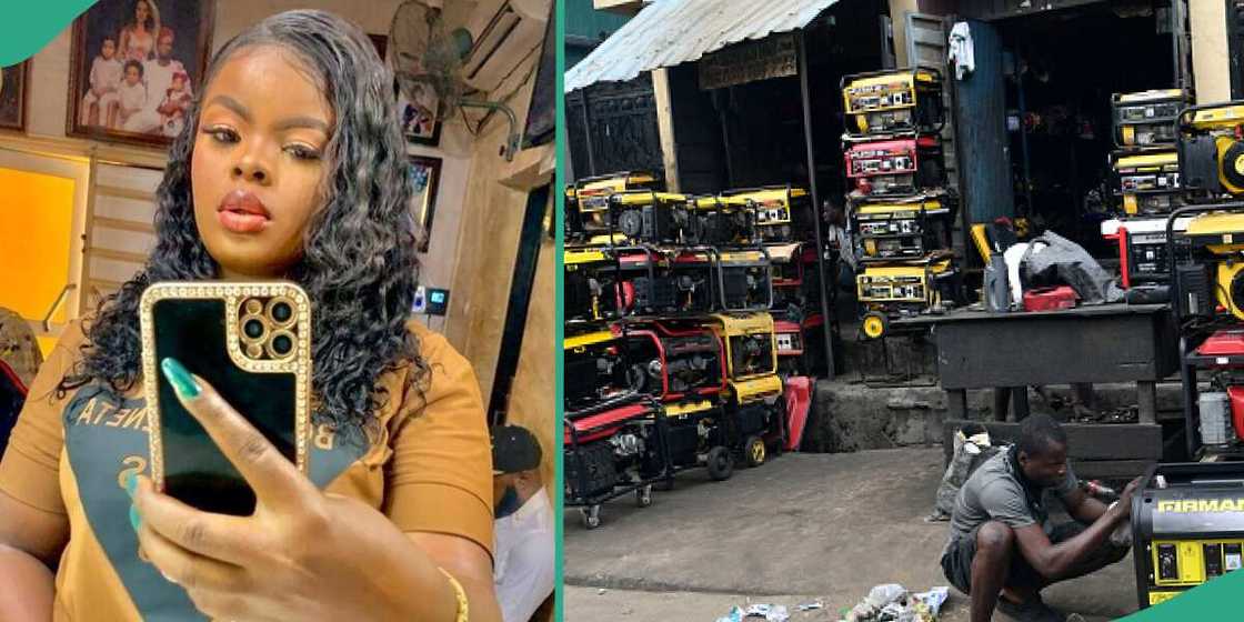 Lady rejoices after seeing price of generator she bought at N350k 2 months ago Lady rejoices after seeing price of generator she bought at N350k 2 months ago
