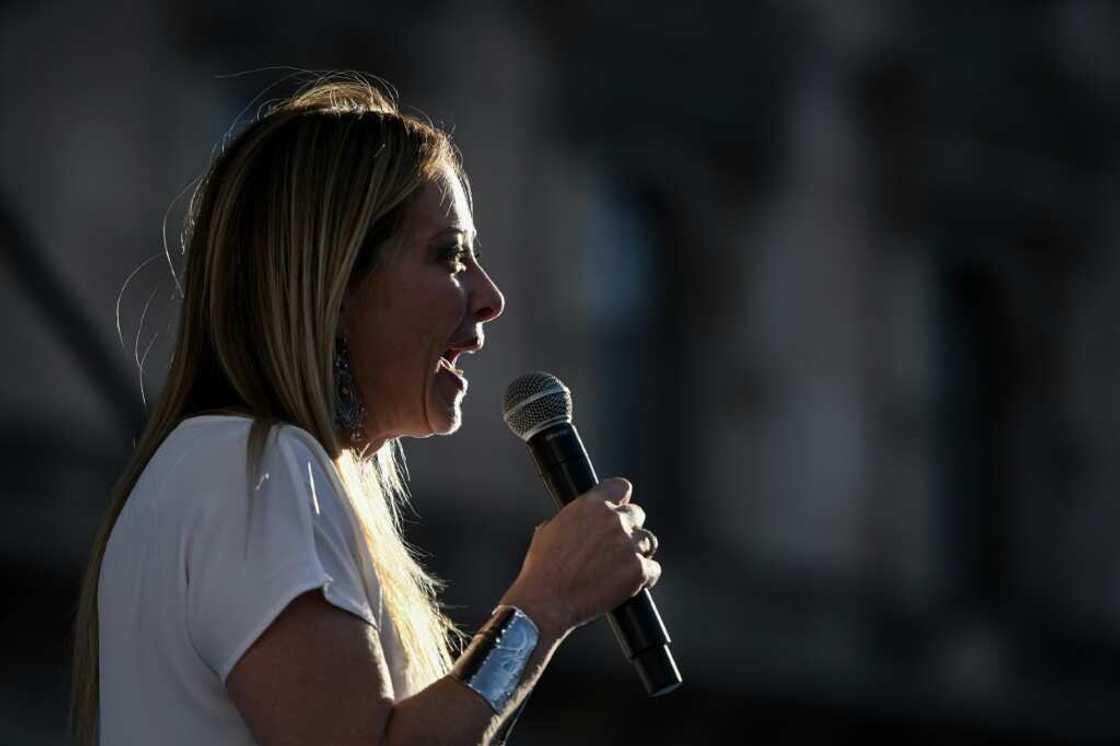 Giorgia Meloni's Brothers of Italy was leading the polls two weeks before election day Giorgia Meloni's Brothers of Italy was leading the polls two weeks before election day