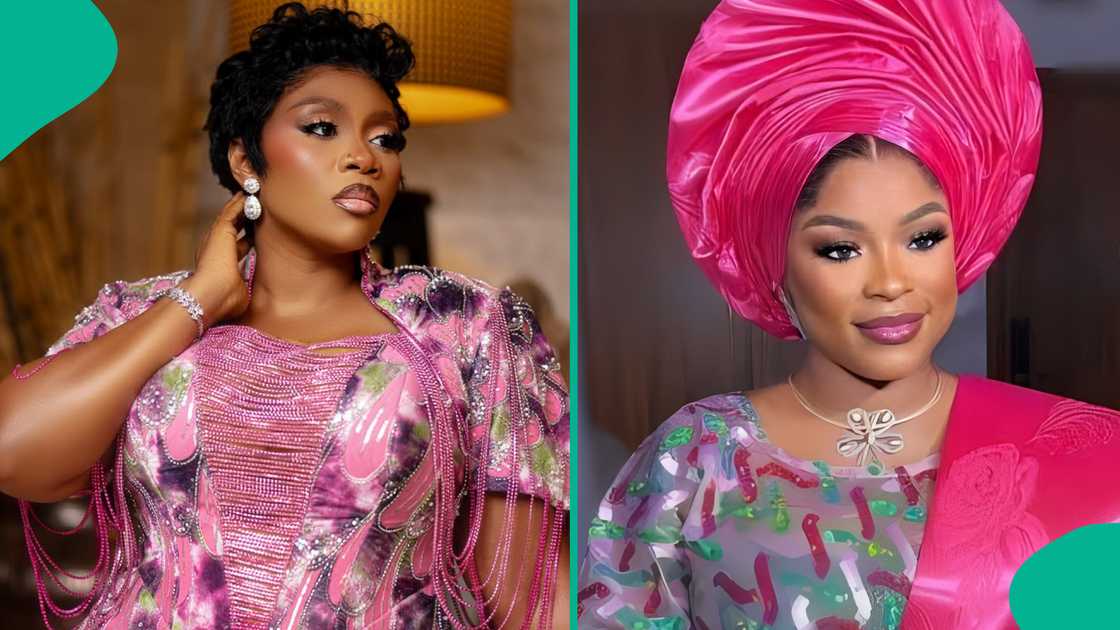 Wumi Toriola reignites her feud with Desola Afod at her son’s seventh birthday party. Wumi Toriola reignites her feud with Desola Afod at her son’s seventh birthday party.