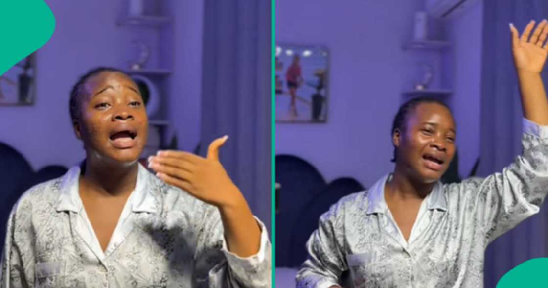 Lady emotional after finally clearing her late mother's debt. Lady emotional after finally clearing her late mother's debt.