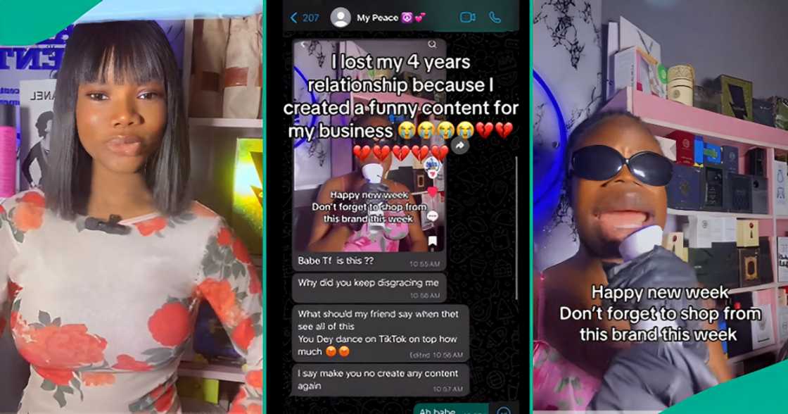 Man Breaks Up With Girlfriend of 4 years Over Her TikTok Video, Claims She’s Disgracing Him Man Breaks Up With Girlfriend of 4 years Over Her TikTok Video, Claims She’s Disgracing Him