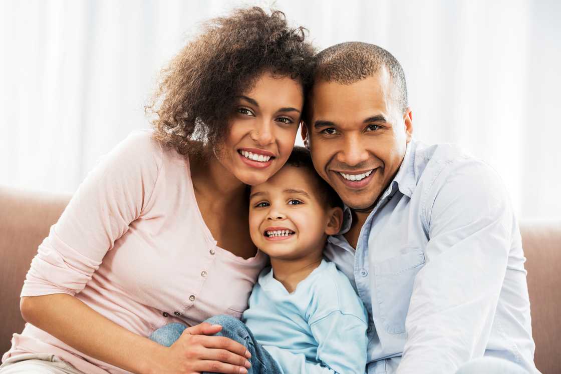 A happy family A happy family