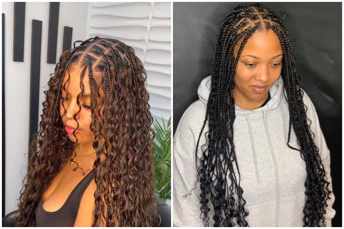 Bohemian goddess box braids Bohemian goddess box braids