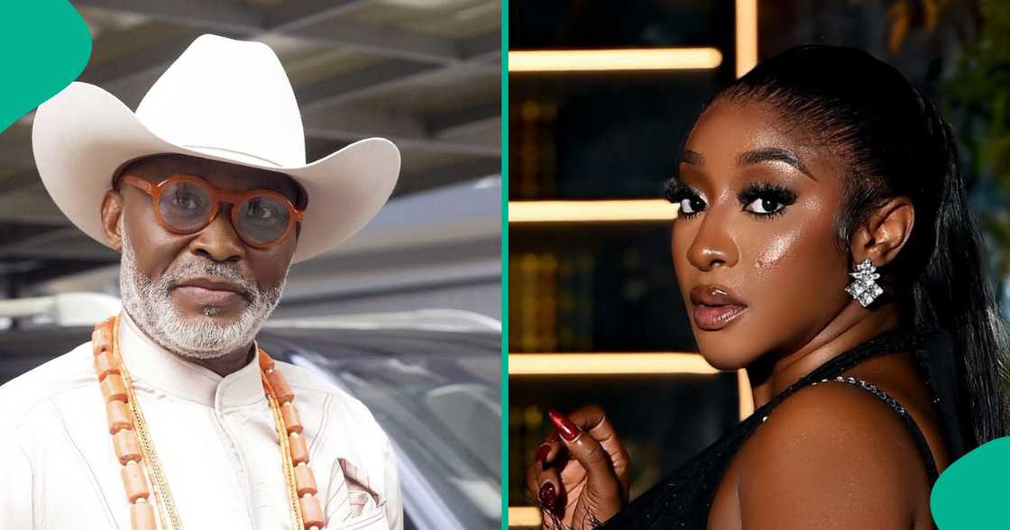 Ini Edo, RMD meet at event in Ghana as video surfaces. Ini Edo, RMD meet at event in Ghana as video surfaces.