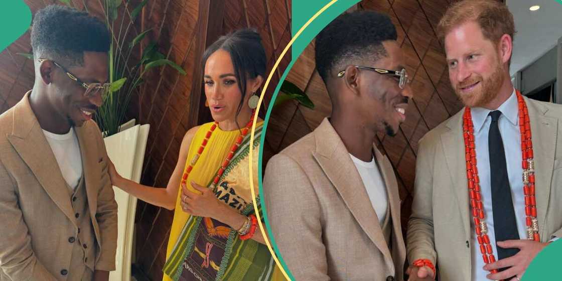 Moses Bliss ecstatic after meeting Harry and Meghan Moses Bliss ecstatic after meeting Harry and Meghan