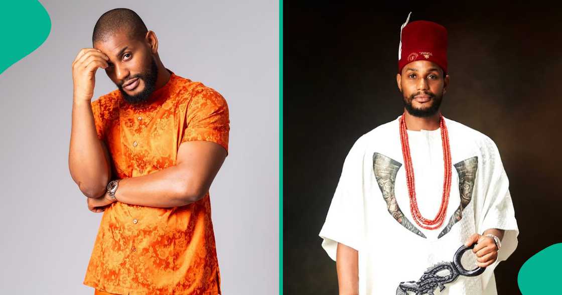 Video of Alex Ekubo surfaces online as fans react to it. Video of Alex Ekubo surfaces online as fans react to it.