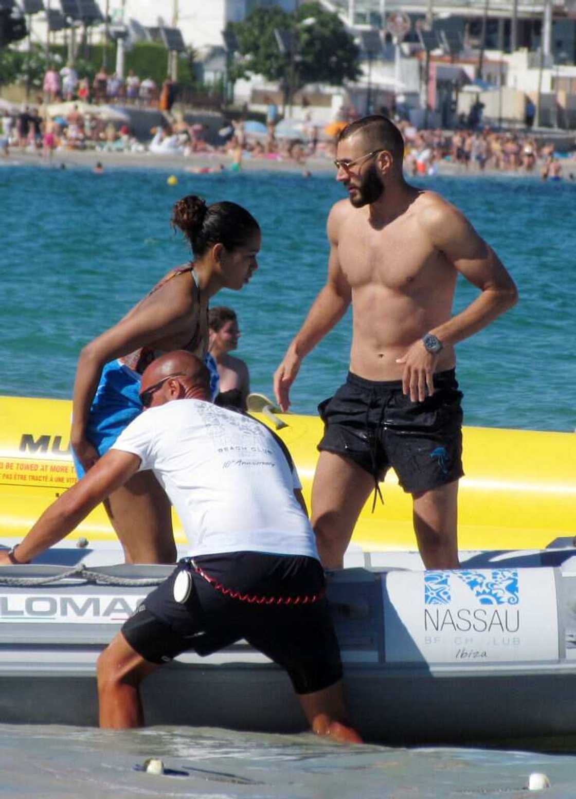Cora Gauthier et Karim Benzema Cora Gauthier et Karim Benzema