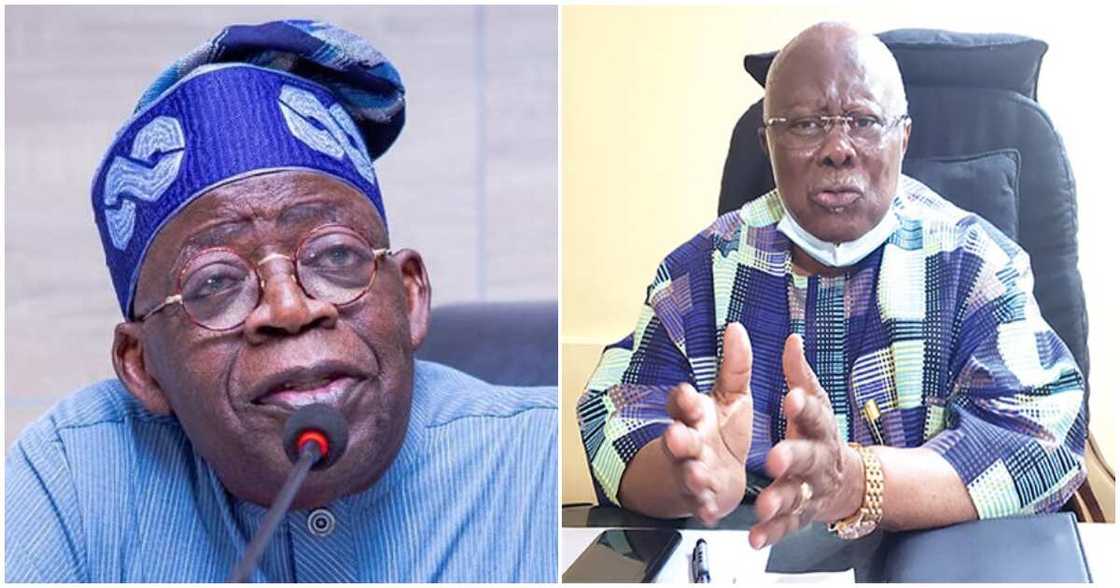 Bola Tinubu, Olabode George, the former governor of Lagos state Bola Tinubu, Olabode George, the former governor of Lagos state