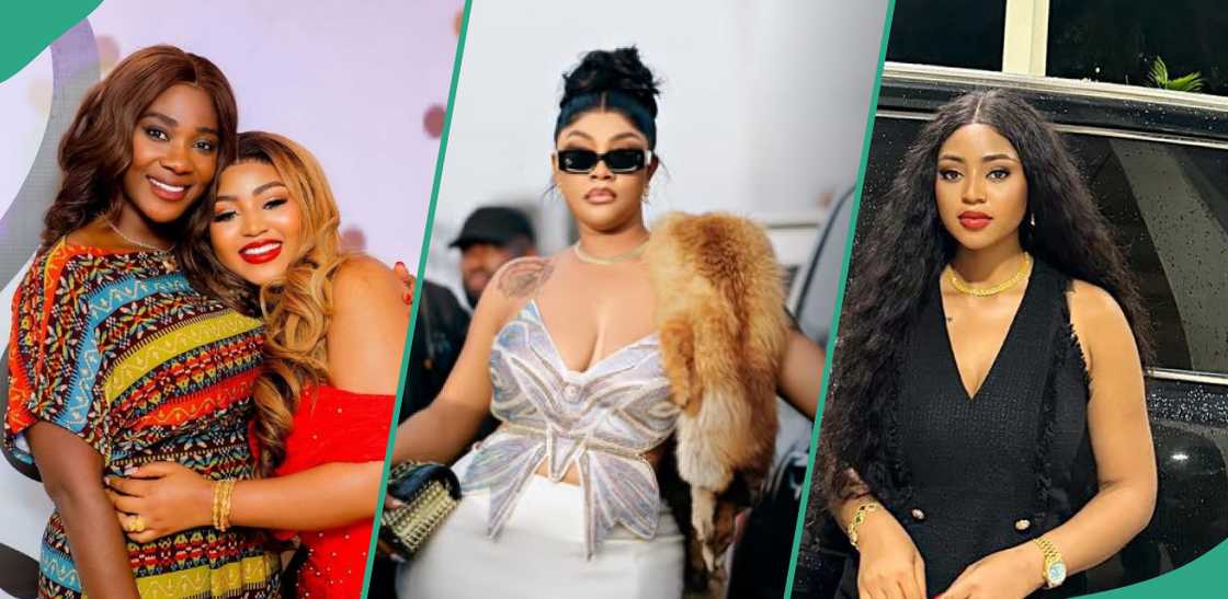 Regina Daniels Tackles Angela Okorie Over Her Claims on Mercy Johnson’s Health Regina Daniels Tackles Angela Okorie Over Her Claims on Mercy Johnson’s Health