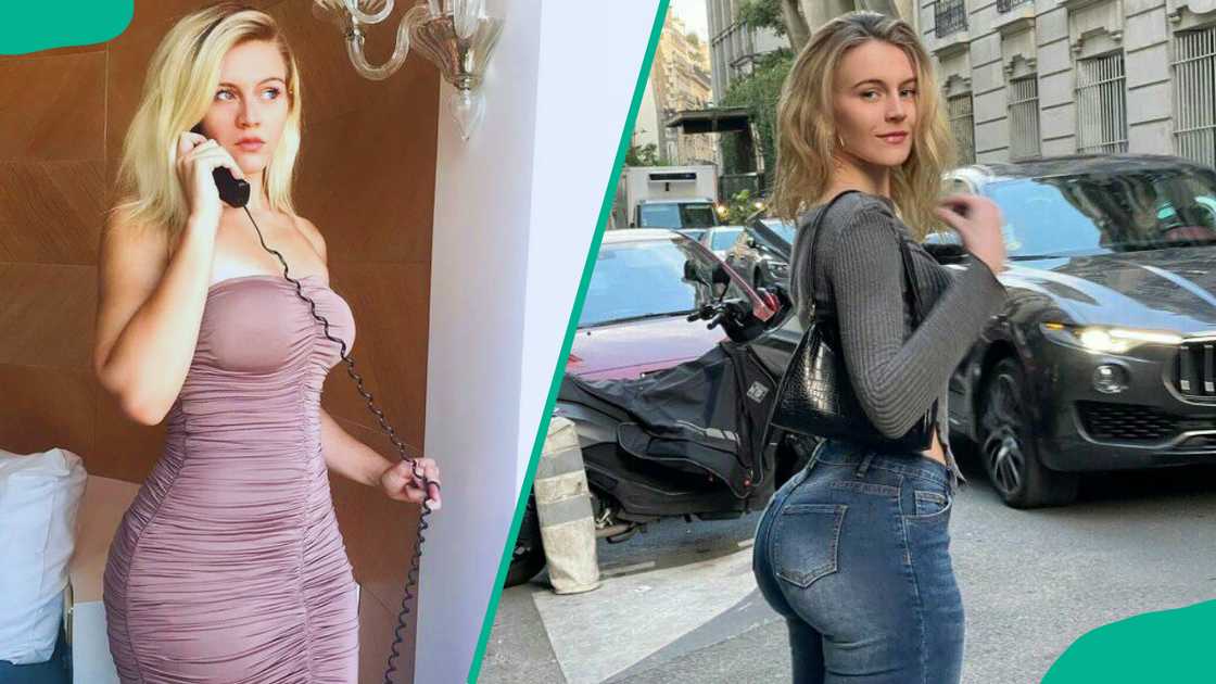 Vera Dijkmans on the streets and on a phone in the house.