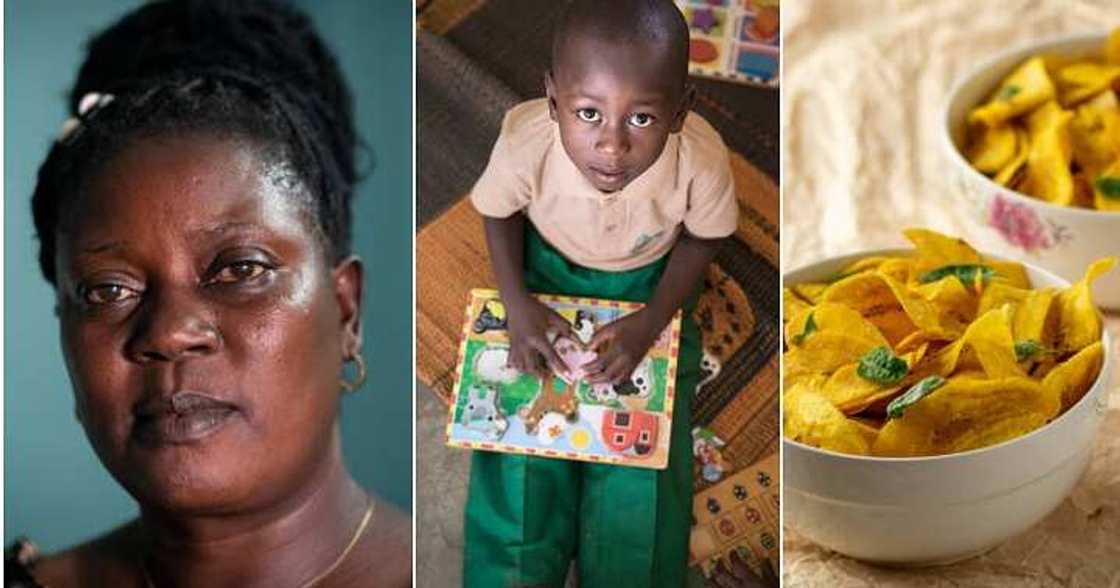 Mum calls out teachers eating son's food, Unripe plantain Mum calls out teachers eating son's food, Unripe plantain