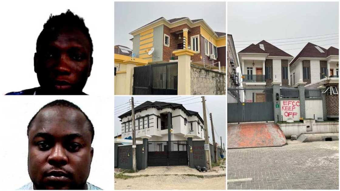 EFCC Unveils List of N230m Duplexes, N204m Cash, N30m Vehicles 2 Fraudsters Lose to FG in Lagos EFCC Unveils List of N230m Duplexes, N204m Cash, N30m Vehicles 2 Fraudsters Lose to FG in Lagos