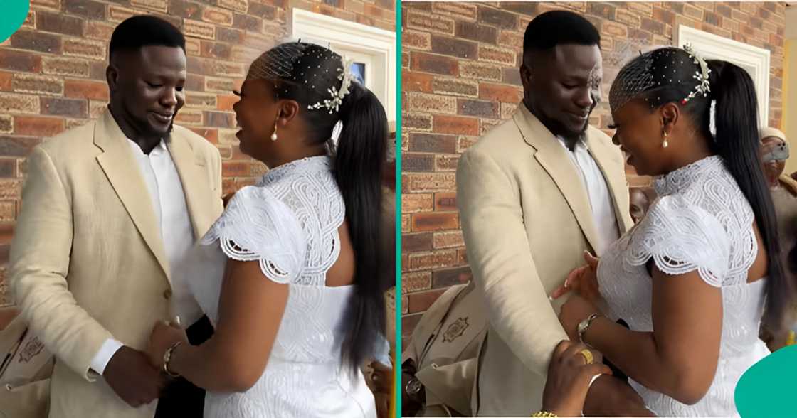 Bride Feels Shy on Wedding Day Because of Father, Refuses to "Hold" Hubby Well, Many React Bride Feels Shy on Wedding Day Because of Father, Refuses to "Hold" Hubby Well, Many React