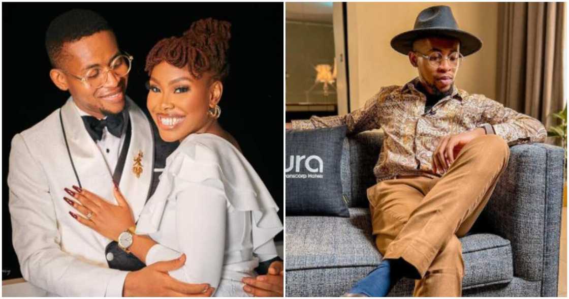 Life coach Solomon Buchi and his fiancee Life coach Solomon Buchi and his fiancee