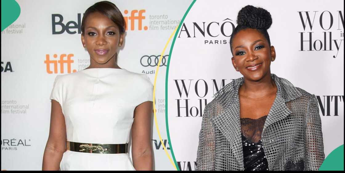 Genevieve Nnaji shows of her legs and hands Genevieve Nnaji shows of her legs and hands