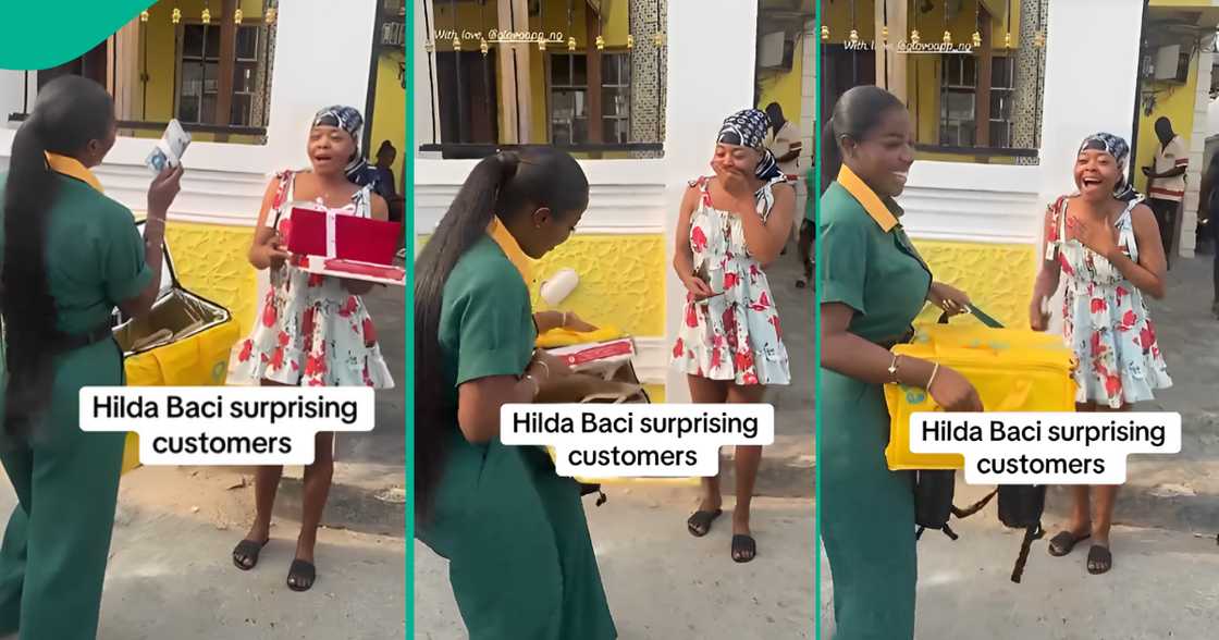 Lady emotional as celebrity chef Hilda Baci surprises her with gifts