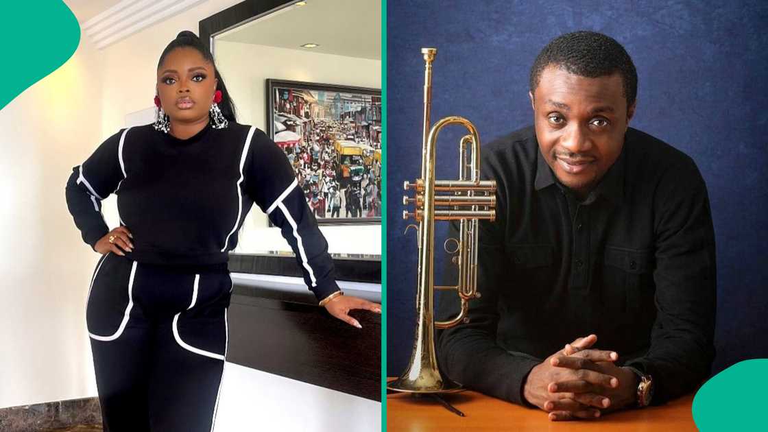 Juliana Olayode knocks ladies admiring Nathaniel Bassey during Hallelujah Challenge Juliana Olayode knocks ladies admiring Nathaniel Bassey during Hallelujah Challenge