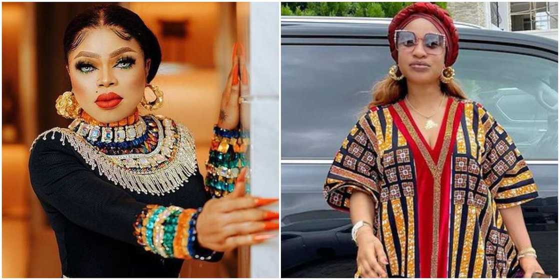 Bobrisky and Tonto Dikeh Bobrisky and Tonto Dikeh