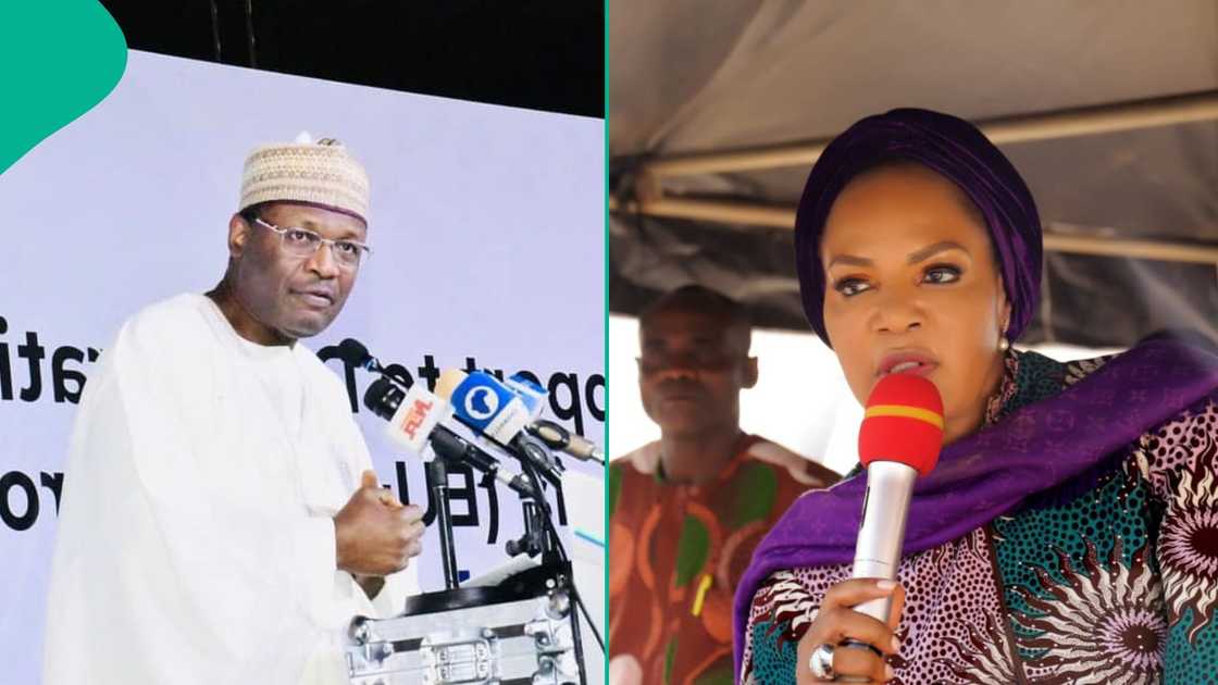 INEC has been asked to probe Nkiruka Onyejoicha, the minister of state for Labour and Productivity, over the allegation of holding fake election results. INEC has been asked to probe Nkiruka Onyejoicha, the minister of state for Labour and Productivity, over the allegation of holding fake election results.