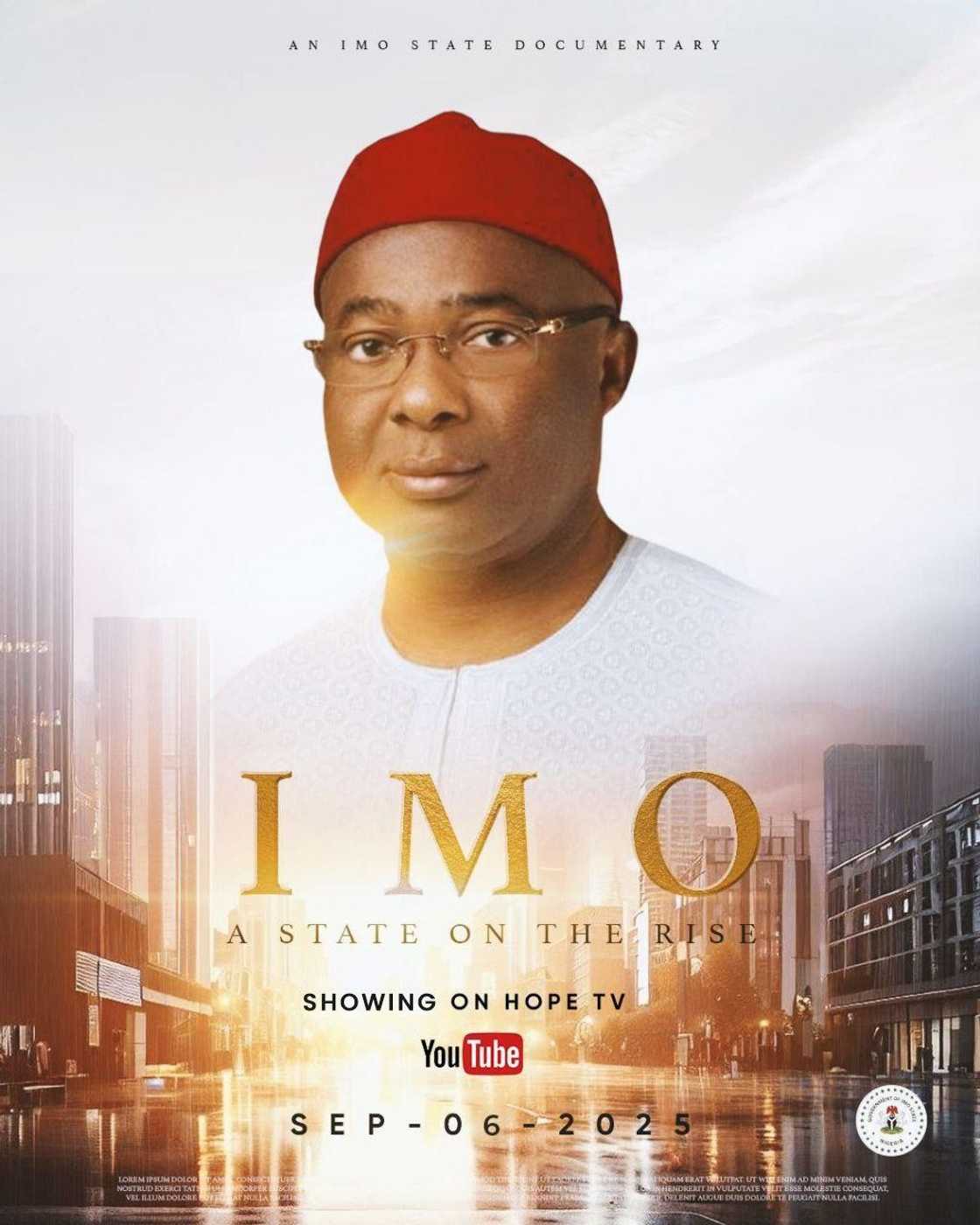 Imo State Chronicles Its Transformation in New Documentary: A State on the Rise Imo State Chronicles Its Transformation in New Documentary: A State on the Rise
