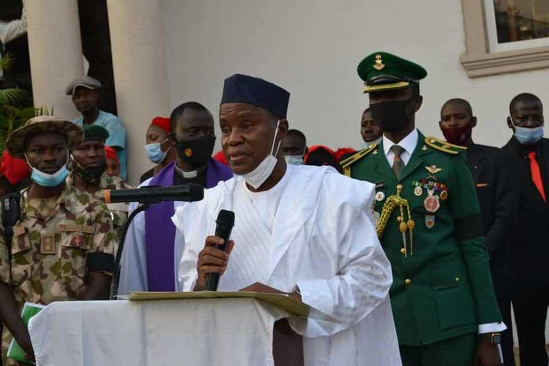 Defence minister Bashir Magashi says Nigerians should stand up to bandits Defence minister Bashir Magashi says Nigerians should stand up to bandits