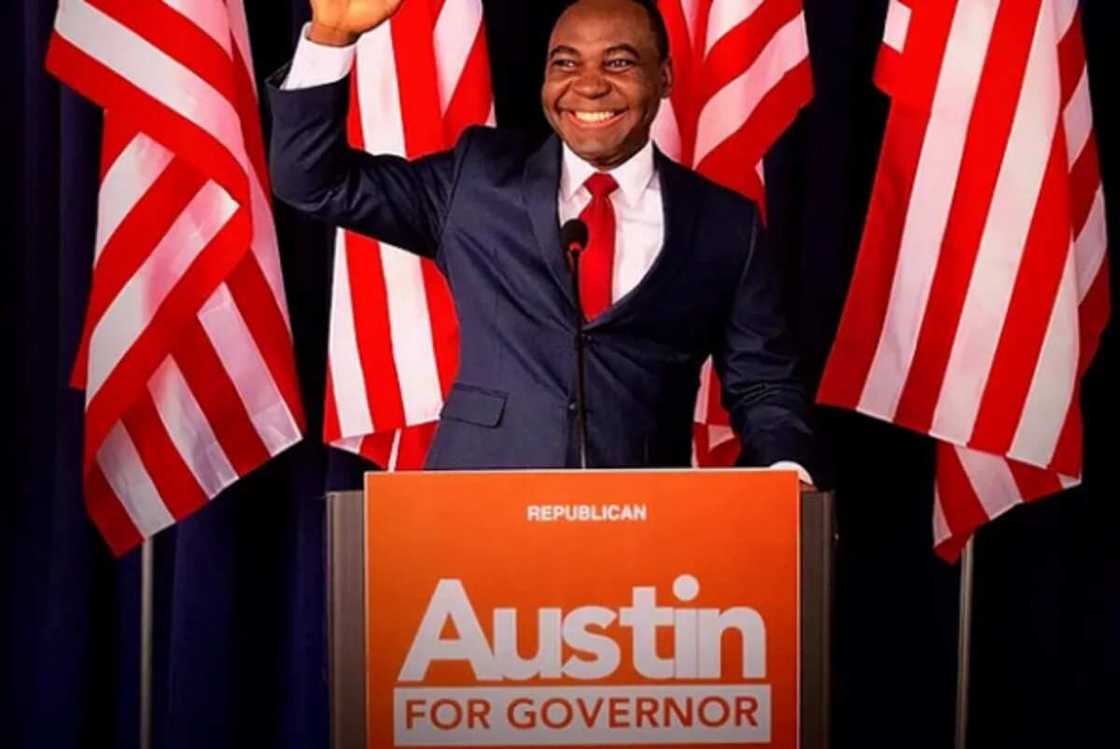 Austin Chenge zai yi takarar Gwamna a jihar Michigan a Amurka inji NiDCOM Austin Chenge zai yi takarar Gwamna a jihar Michigan a Amurka inji NiDCOM