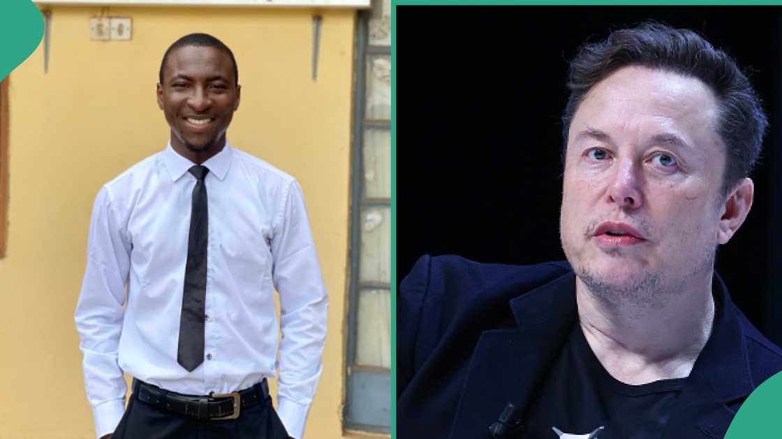 Nigerian man who wants to work for Elon Musk.