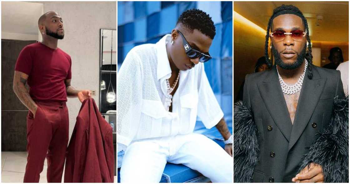 Davido shuns journalist asking if he plans to collaborate with Burna, Wizkid Davido shuns journalist asking if he plans to collaborate with Burna, Wizkid