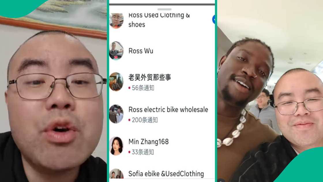 Chinese man shares screenshot of his Facebook accounts. Chinese man shares screenshot of his Facebook accounts.