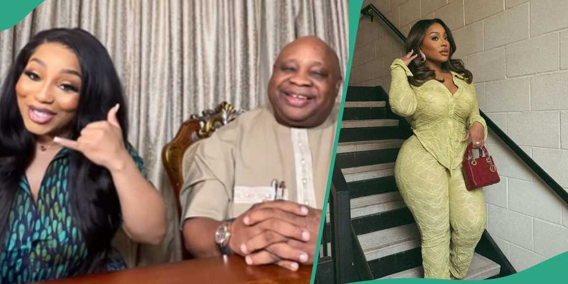 Gov Adeleke and his daughter Adenike