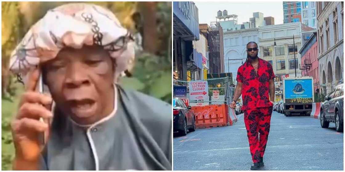 81-year-old crayfish seller gushes in video as singer Flavour gifts her N1m 81-year-old crayfish seller gushes in video as singer Flavour gifts her N1m