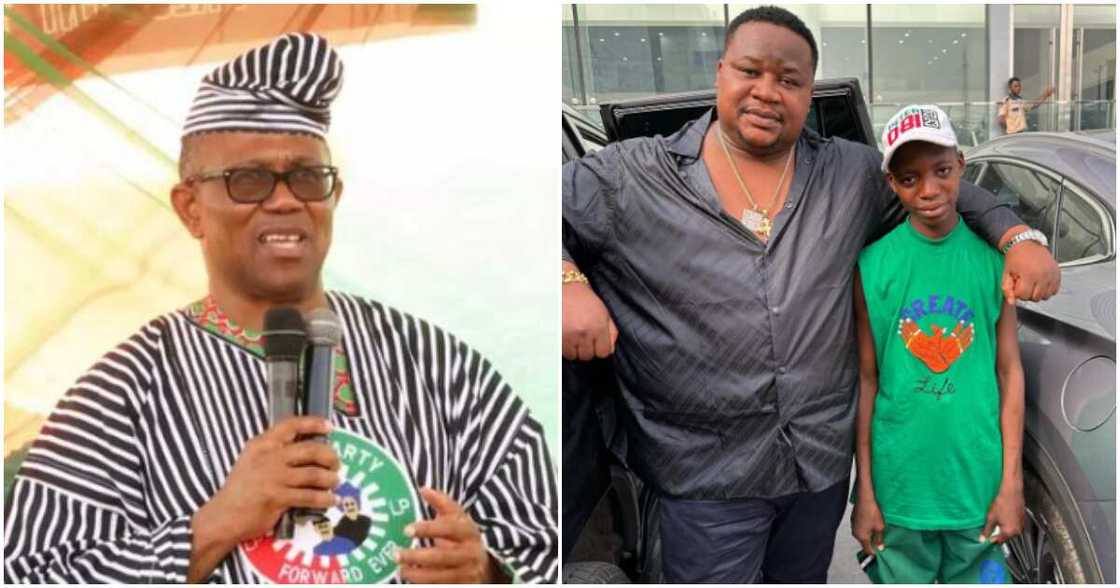 Peter Obi with Cubana Chiefpriest Peter Obi with Cubana Chiefpriest
