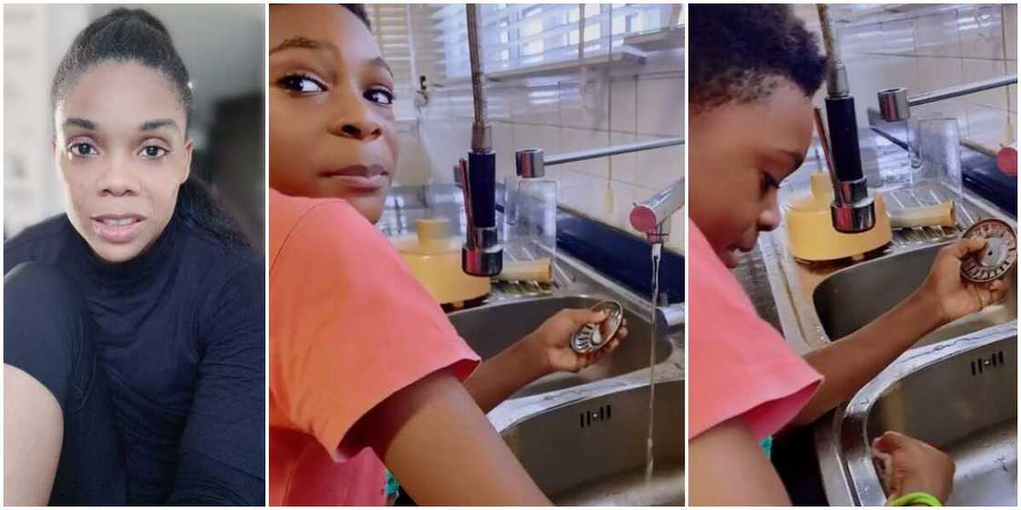 Dancer Kaffy Shares Video of Son Helping in the Kitchen, Advises Parents to Also Let Boys Do Chores Dancer Kaffy Shares Video of Son Helping in the Kitchen, Advises Parents to Also Let Boys Do Chores
