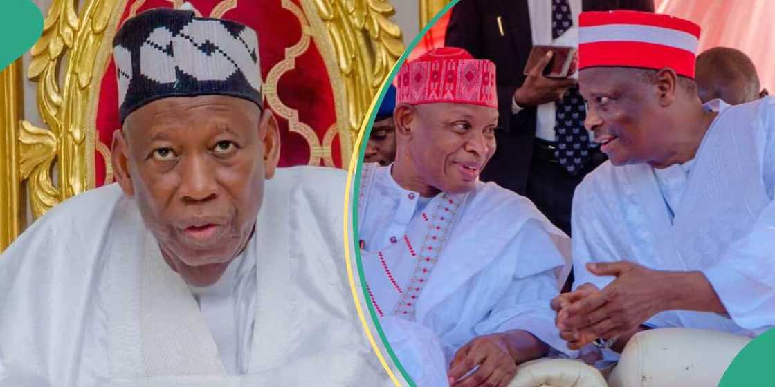Ganduje na son a dinke baraka da Kwankwaso Ganduje na son a dinke baraka da Kwankwaso