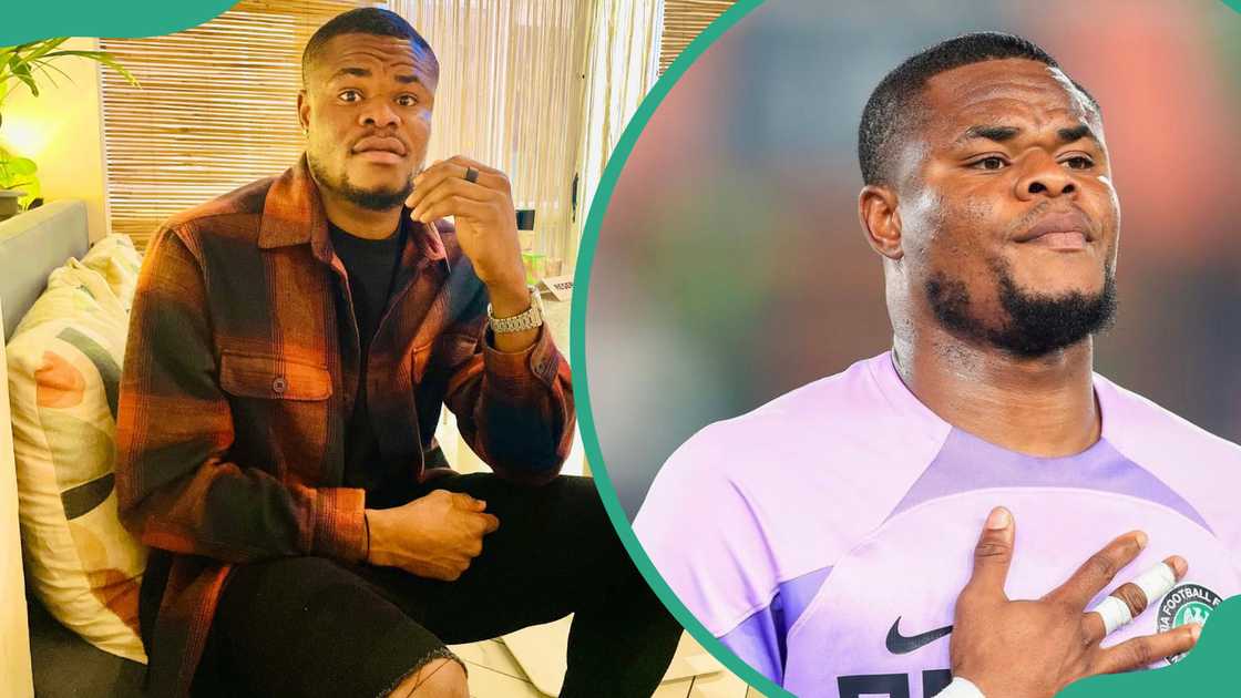 Stanley Nwabili in Summerstrand, Port Elizabeth, South Africa (L). Stanley Nwabili in Abidjan, Cote d'Ivoire (R). Stanley Nwabili in Summerstrand, Port Elizabeth, South Africa (L). Stanley Nwabili in Abidjan, Cote d'Ivoire (R).