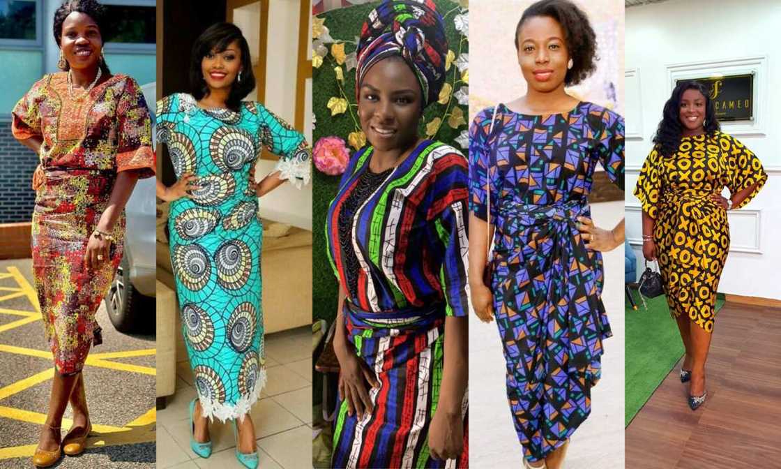 Short oleku styles with ankara Short oleku styles with ankara