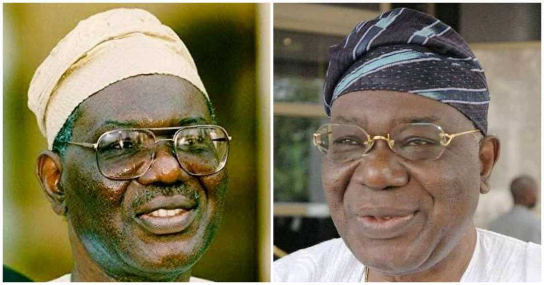 Ex-Nigerian President Ernest Shonekan Ex-Nigerian President Ernest Shonekan