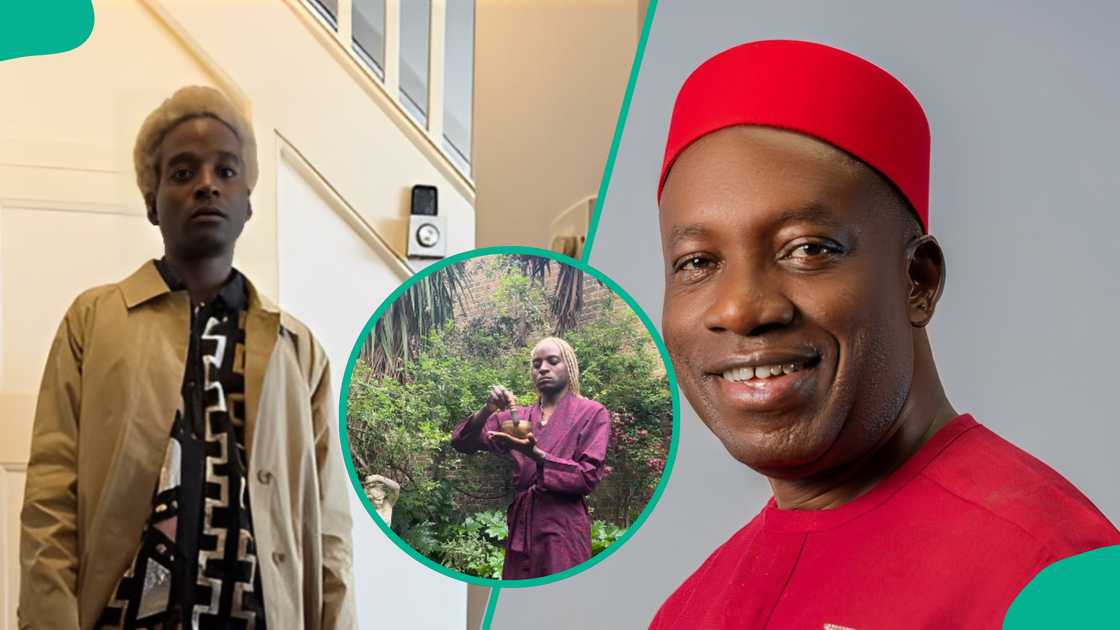 Gov Soludo’s son trends after flaunting juju pot online