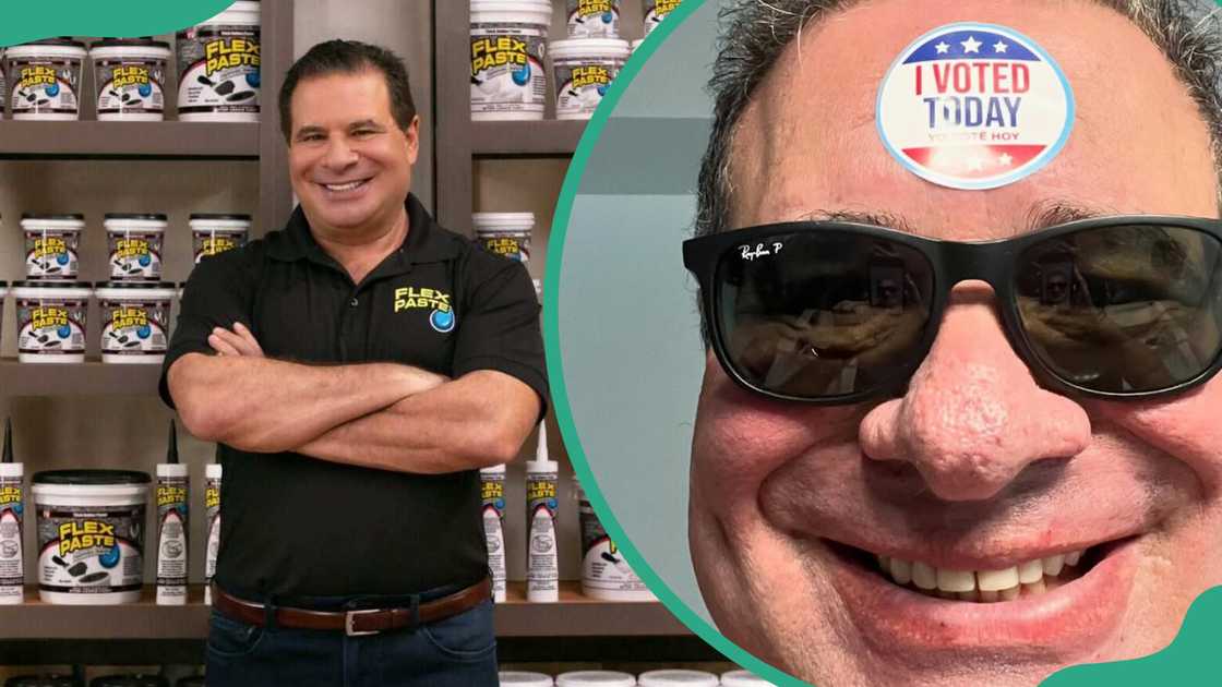 Phil Swift posing for different photos Phil Swift posing for different photos