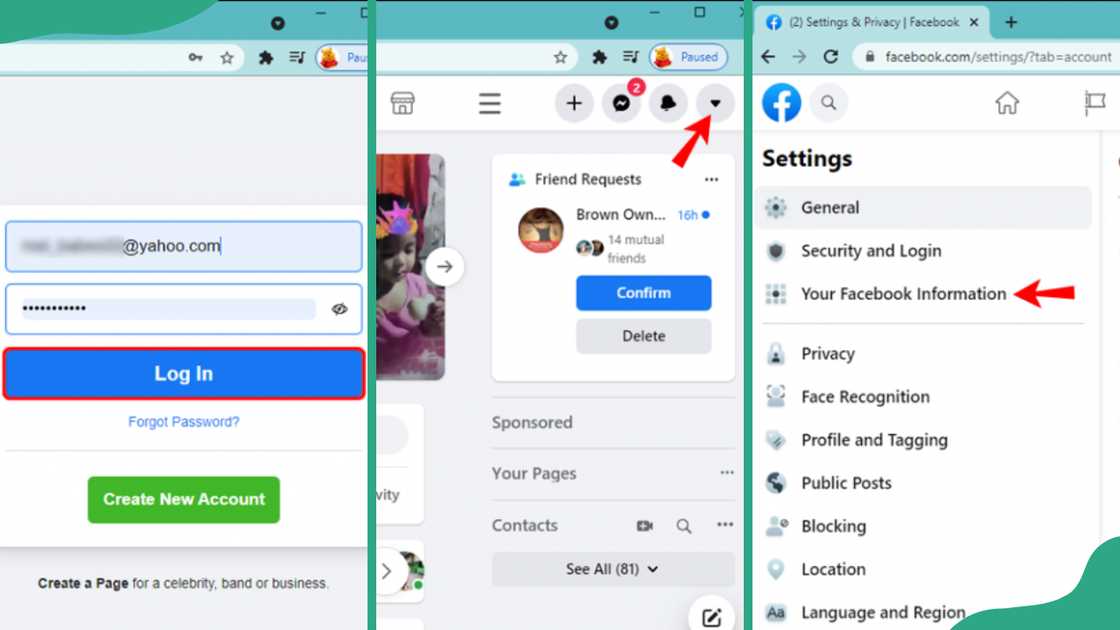 Steps on how to see when you joined Facebook via the Activity Log on desktop Steps on how to see when you joined Facebook via the Activity Log on desktop