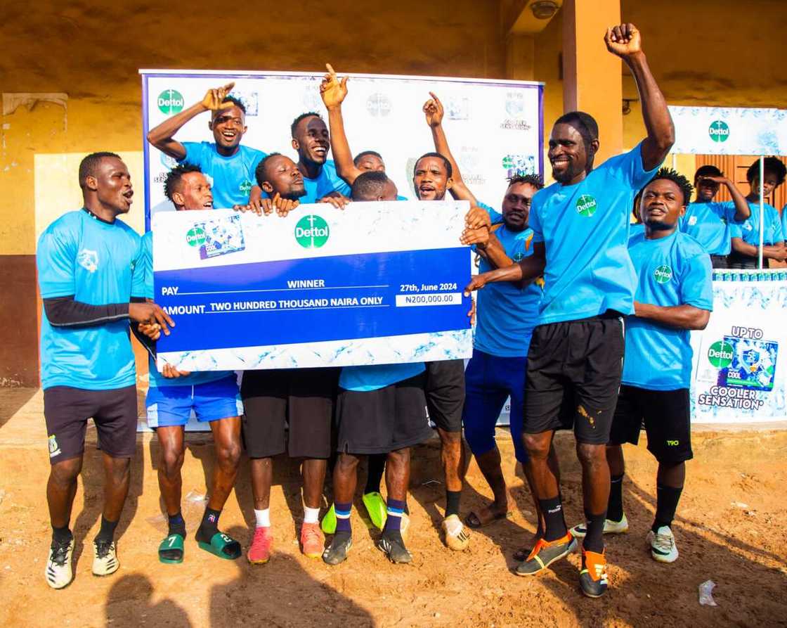 Dettol Cool Makes Waves at Football Turfs across Lagos with a special appearance by Taiwo Awoniyi