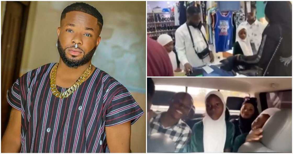 Nollywood's Itele goes shopping with ex-wife and four kids Nollywood's Itele goes shopping with ex-wife and four kids