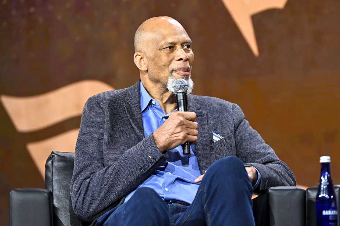 Kareem Abdul-Jabbar at Jacob Javits Center on 18 August 2024 in New York City. Kareem Abdul-Jabbar at Jacob Javits Center on 18 August 2024 in New York City.