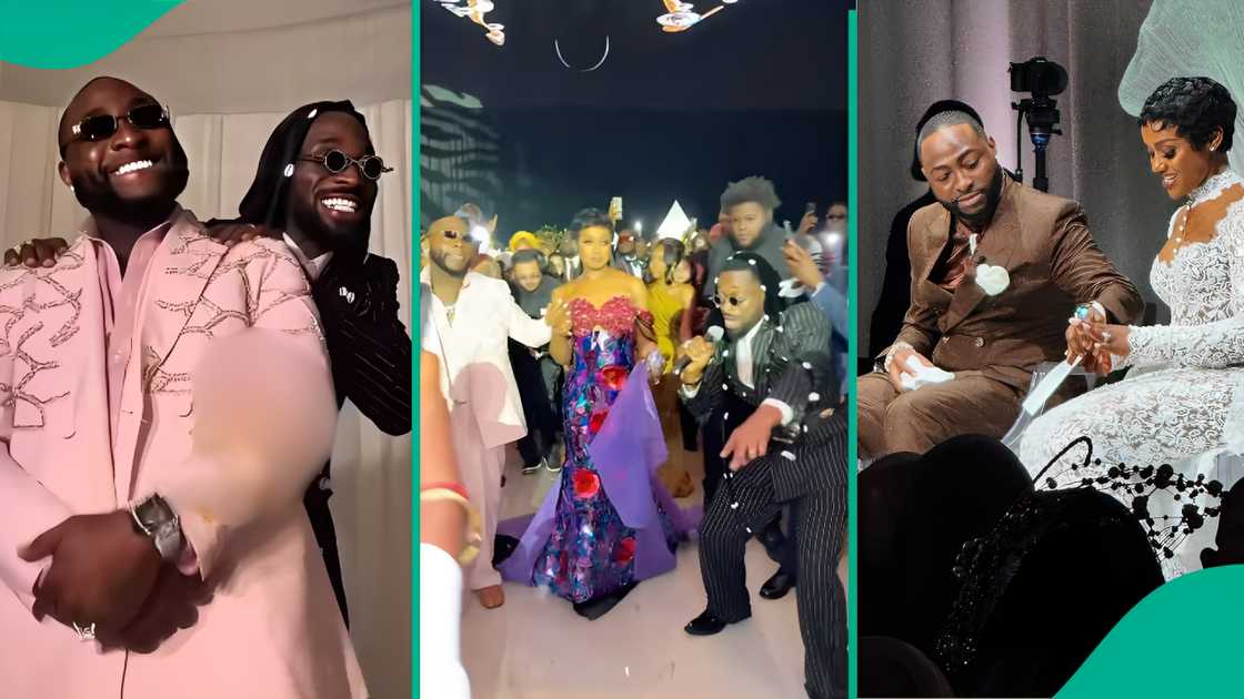 D'banj makes surprise appearance at Davido's wedding in Miami. D'banj makes surprise appearance at Davido's wedding in Miami.