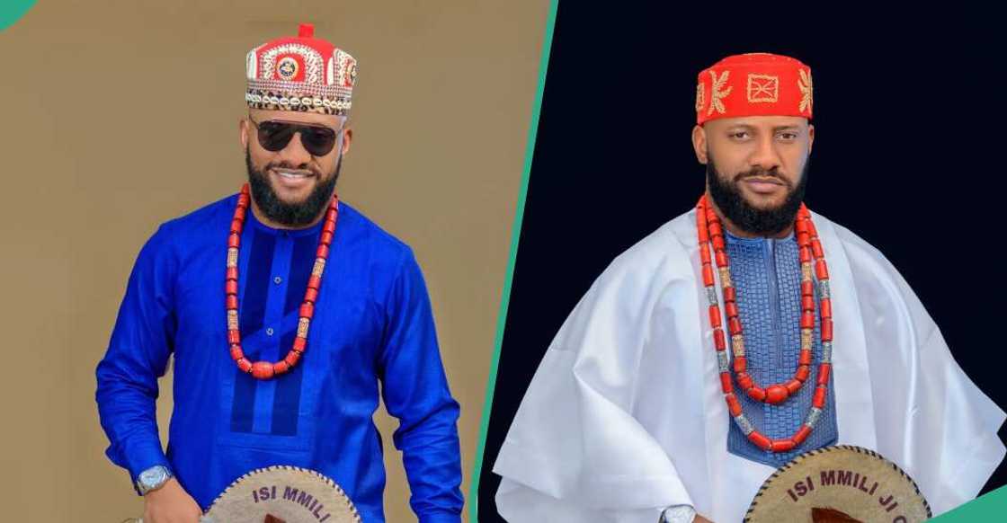 Yul Edohcie rocks traditional attire