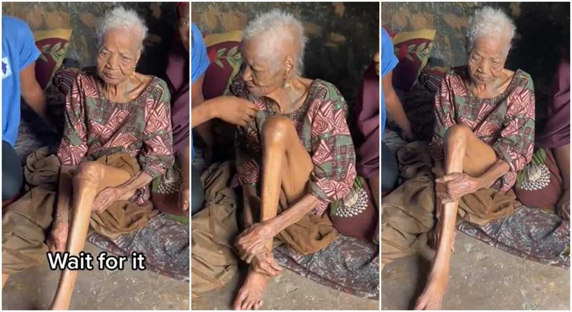 Photos of a Nigerian woman said to be 150-years-old. Photos of a Nigerian woman said to be 150-years-old.