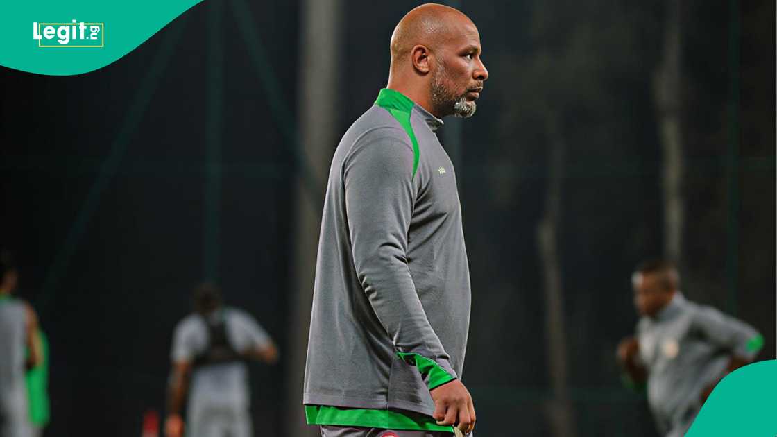 Eric Chelle, Super Eagles, Nigeria, Rabat, Morocco, World Cup playoff. Eric Chelle, Super Eagles, Nigeria, Rabat, Morocco, World Cup playoff.